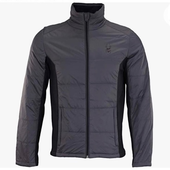 Spyder Other - NWT Spyder Men’s Full Zip Puffer Gray Jacket